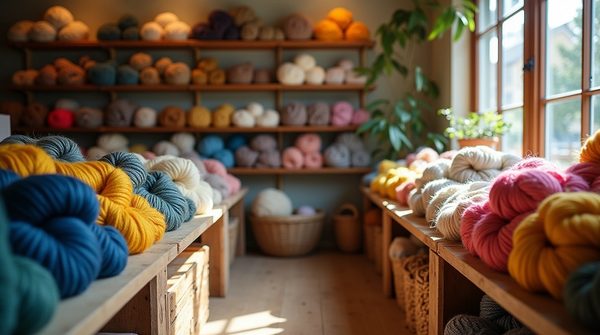 Explore high-quality yarns at torsades wool shop today